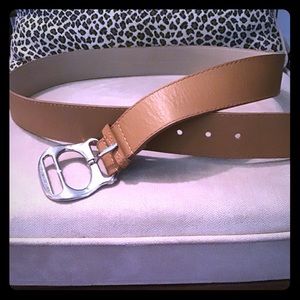 Tan Leather Michael Kors Belt